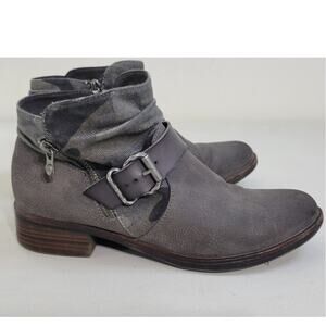 Blowfish Boot Womens 9 Malibu Viten Boots Gray & Camo Punk Biker Rocker Grunge